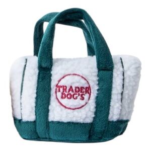 Trader Joe’s “Trader Dogs” Inspired Plush DOG TOY with squeaker.